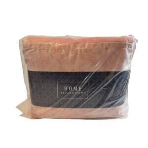 Home Reflections Reversible Cotton Blend Sheet Set Rose Floral Queen NEW H259375